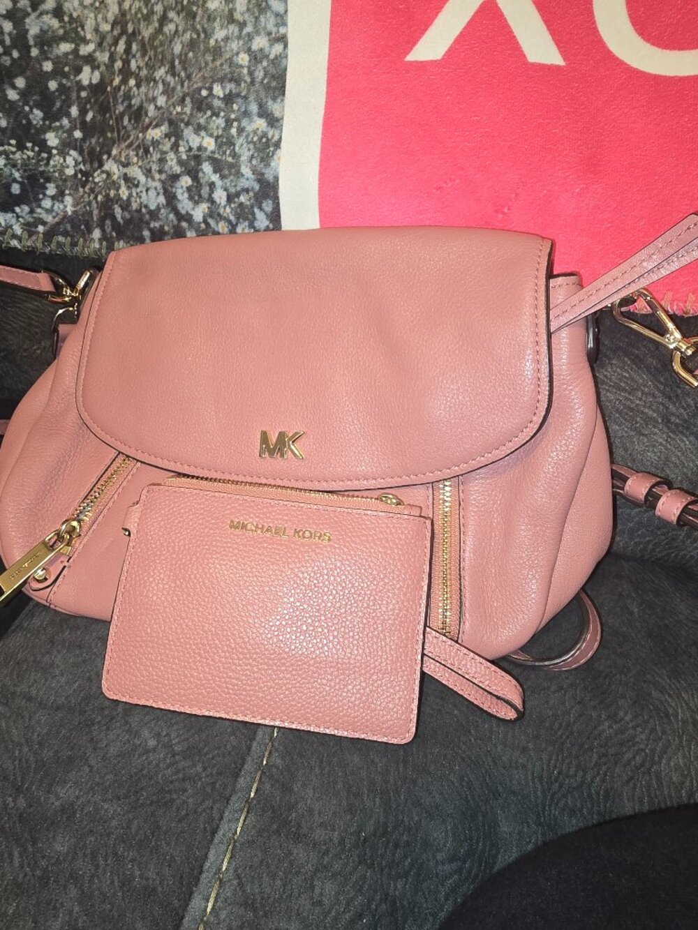 Pink Mk Purse and wallet